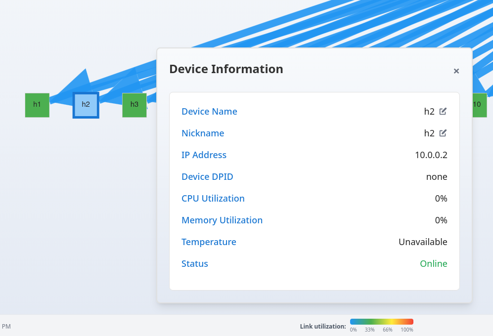 Device Information Panel
