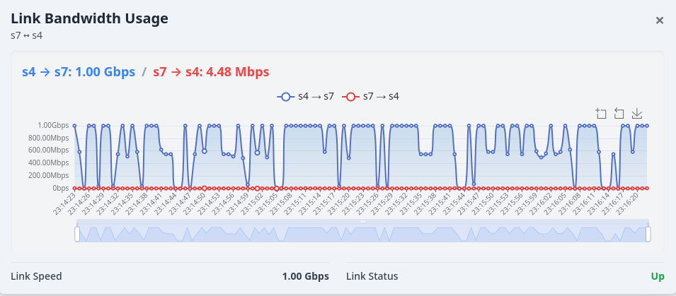 Link Bandwidth Usage